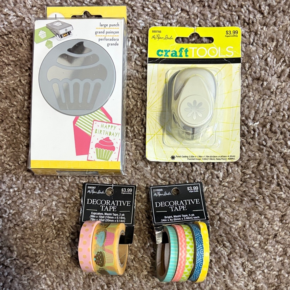 Decorative Tape and Craft Punch Set